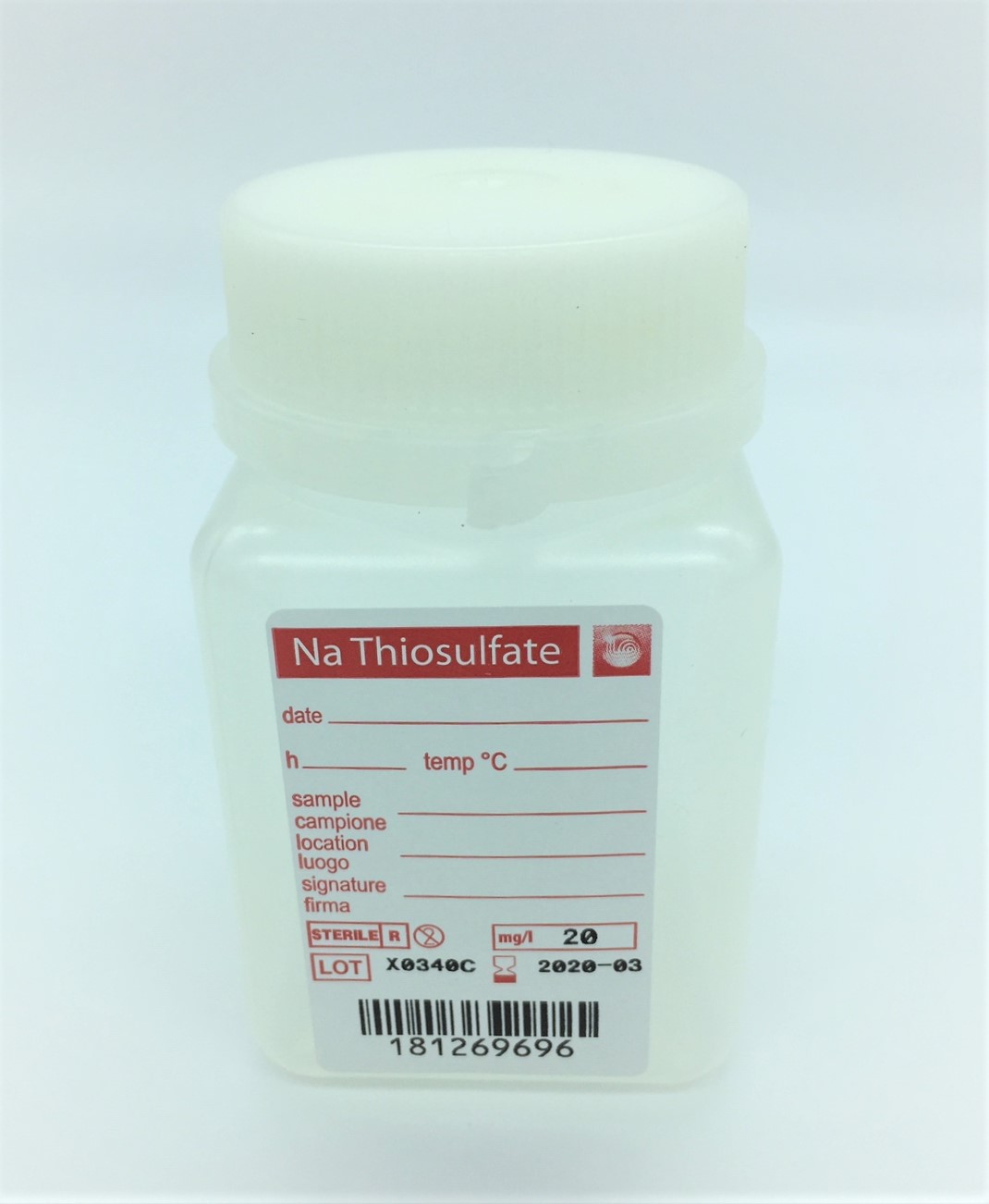 Sterile Wasserflasche/ pH-Regler, 125 ml – Bild 2