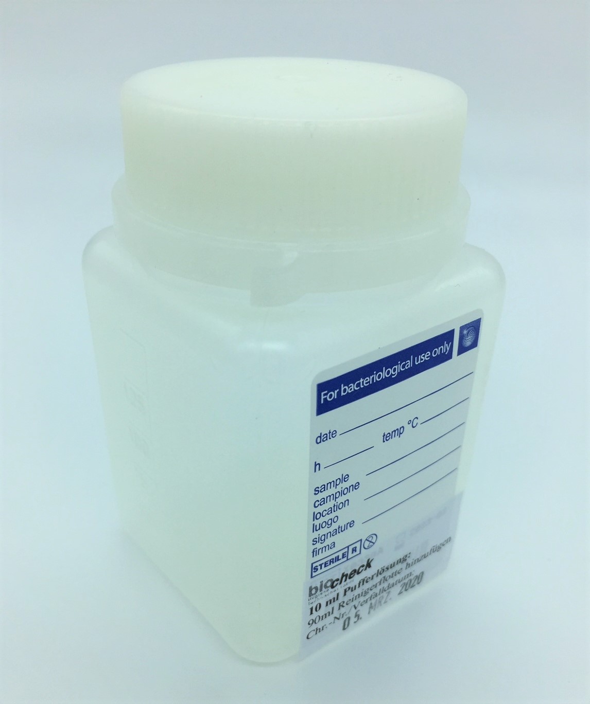 Sterile Wasserflasche/ pH-Regler (Geschirrspülmaschinen), 125 ml – Bild 2