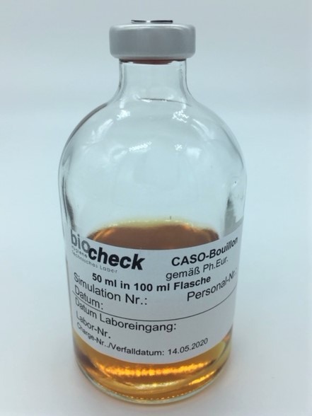 12 x 50 ml CASO-Bouillon zur Simulation der Medikamentenherstellung – Bild 2