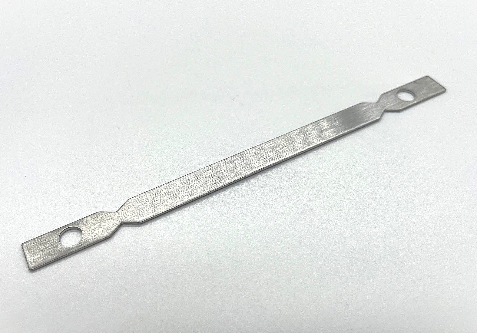 Edelstahlplättchen 140x9x1 mm