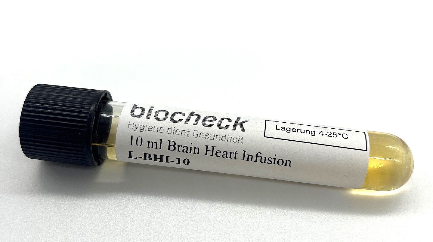 10 ml sterile Brain-Heart-Infusion